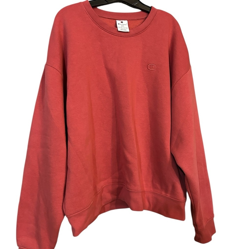 Champion Women's Classic Red Crew Neck Sweater